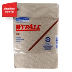 Kimberly-Clark Professional WypAll L20 Wipers Tan | Buy Online | Kimberly-Clark Professional&trade; | Fisher Scientific